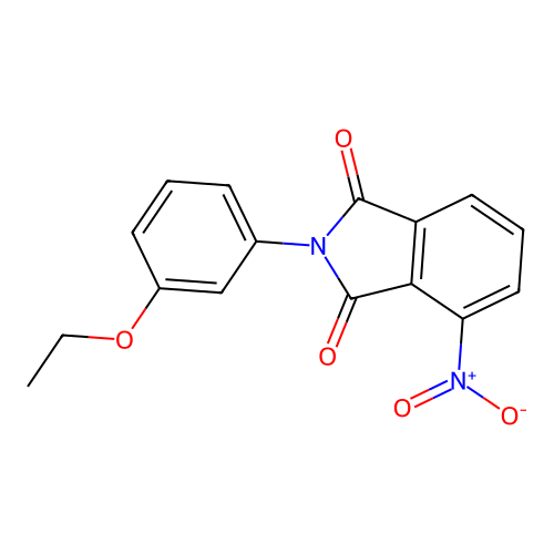 2-(3-Ethoxyphenyl)-4-nitroisoindole-1,3-dione structure