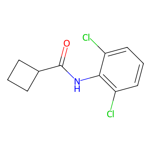 N-(2,6-dichlorophenyl)cyclobutanecarboxamide structure