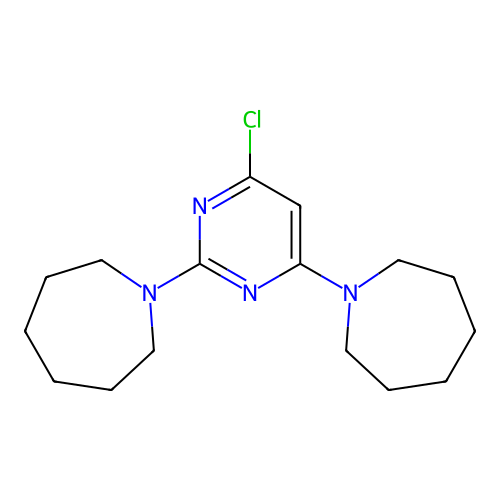 1,1'-(6-Chloropyrimidine-2,4-diyl)diazepane structure