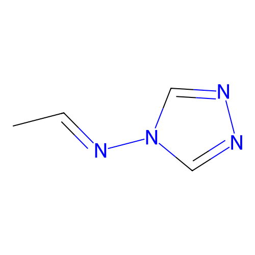 N-(1,2,4-triazol-4-yl)ethanimine structure