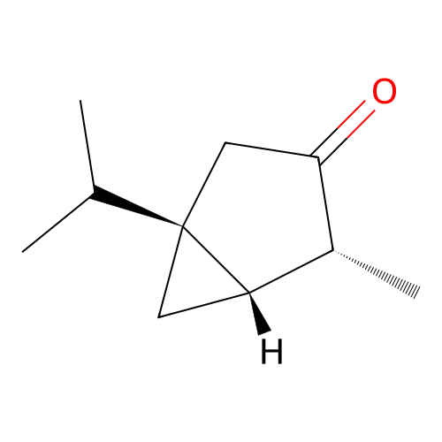 (-)-beta-Thujone structure