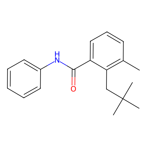 3-methyl-2-neopentyl-N-phenylbenzamide structure
