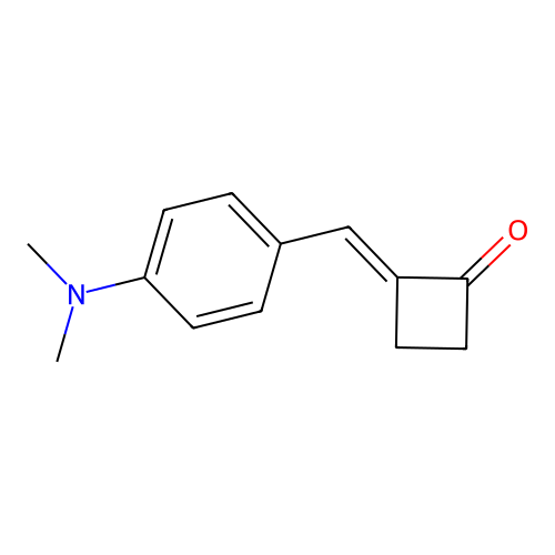 2-[(4-Dimethylaminophenyl)methylidene]cyclobutan-1-one structure