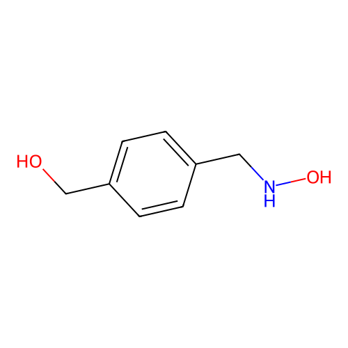 (4-((Hydroxyamino)methyl)phenyl)methanol structure
