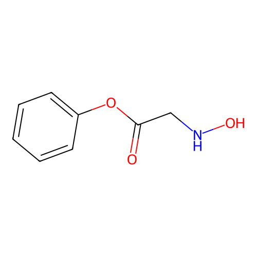 Phenyl 2-(hydroxyamino)acetate structure