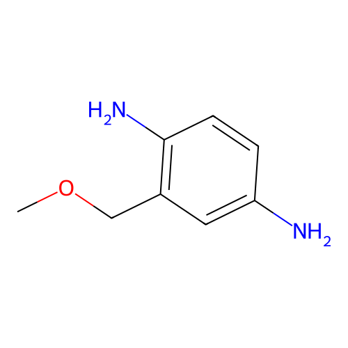 2-Methoxymethyl-p-phenylenediamine structure
