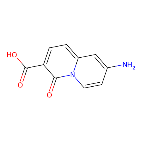 8-Amino-4-oxo-4h-quinolizine-3-carboxylic acid structure