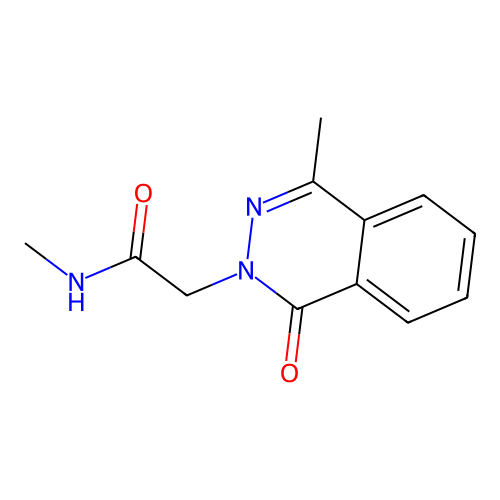 N-Methyl-2-(4-methyl-1-oxo-1H-phthalazin-2-yl)-acetamide structure