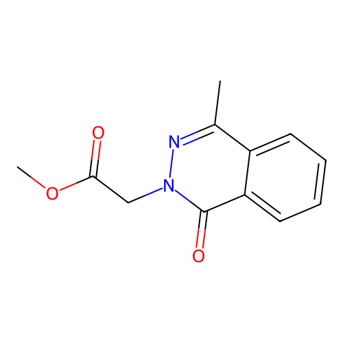 methyl (4-methyl-1-oxophthalazin-2(1H)-yl)acetate structure