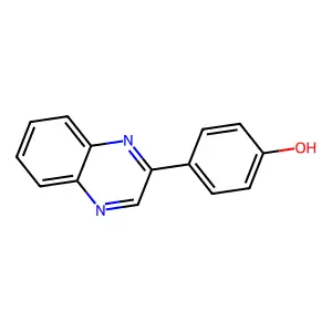 4-Quinoxalin-2-ylphenol structure