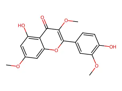 藿香黄酮醇 structure