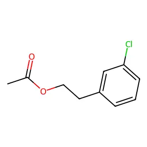 Phenethyl alcohol, m-chloro-, acetate structure