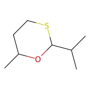 2-Isopropyl-6-methyl-1,3-oxathiane structure