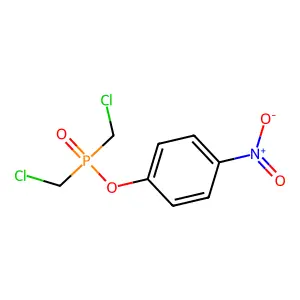 Phosphinic acid, bis(chloromethyl)-, p-nitrophenyl ester structure