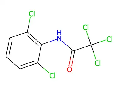 2,2,2-trichloro-N-(2,6-dichlorophenyl)acetamide structure
