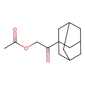 2-(Adamantan-1-yl)-2-oxoethyl acetate structure