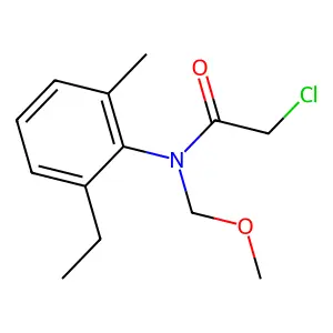 2-Chloro-N-(2-ethyl-6-methylphenyl)-N-(methoxymethyl)acetamide structure