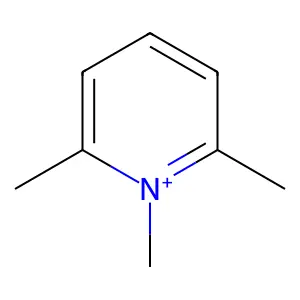 1,2,6-Trimethylpyridinium structure