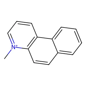 Benzo[f]quinolinium, 4-methyl- structure