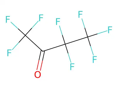 Perfluoro-2-butanone structure