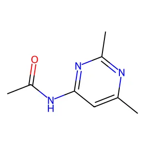N-(2,6-dimethylpyrimidin-4-yl)acetamide structure
