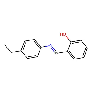 (6E)-6-[(4-ethylanilino)methylidene]cyclohexa-2,4-dien-1-one structure
