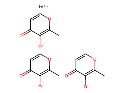 麦芽酚铁 structure