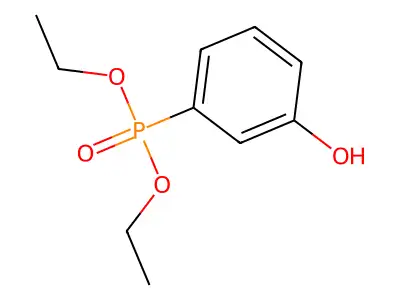 Diethyl 3-hydroxyphenylphosphonate structure
