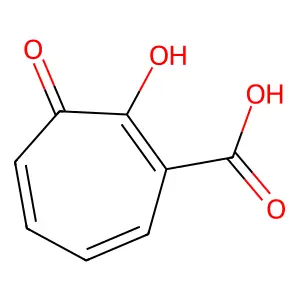 2,4,6-Cycloheptatrien-1-one, 3-carboxy-2-hydroxy- structure