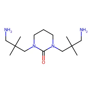 1,3-Bis(3-amino-2,2-dimethylpropyl)tetrahydro-2(1H)-pyrimidinone structure