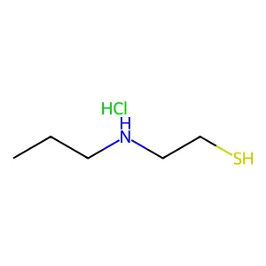 Ethanethiol, 2-(propylamino)-, hydrochloride structure