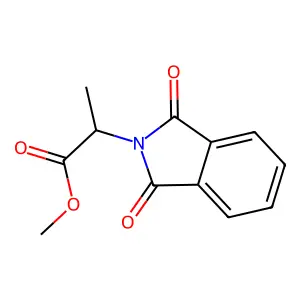 N-Phthaloylalanine methyl ester structure