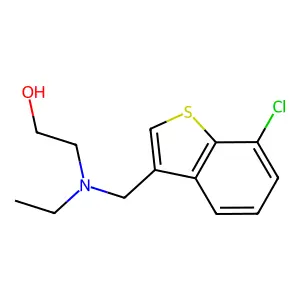 2-[[(7-Chloro-1-benzothien-3-yl)methyl](ethyl)amino]ethanol structure