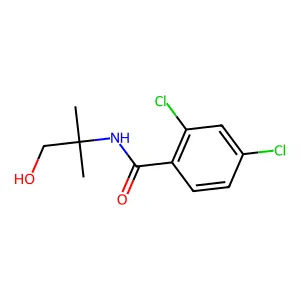 2,4-dichloro-N-(2-hydroxy-1,1-dimethylethyl)benzamide structure