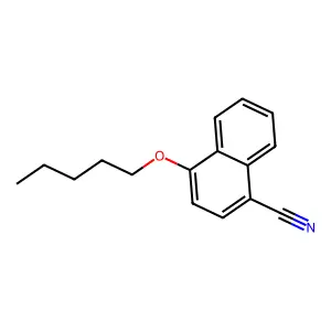 4-(Pentyloxy)-1-naphthonitrile structure