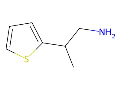 2-(Thiophen-2-yl)propan-1-amine structure