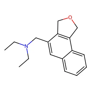 N-(1,3-dihydrobenzo[e][2]benzofuran-4-ylmethyl)-N-ethylethanamine structure