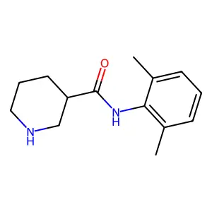 Piperidine-3-carboxylic acid (2,6-dimethyl-phenyl)-amide structure