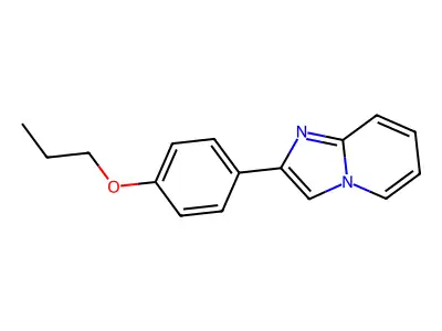 2-(4-Propoxyphenyl)imidazo[1,2-a]pyridine structure