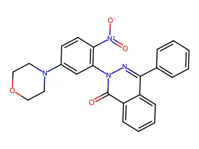 2-(5-Morpholin-4-yl-2-nitrophenyl)-4-phenylphthalazin-1-one structure