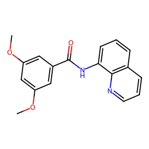 3,5-dimethoxy-N-(8-quinolinyl)benzamide structure