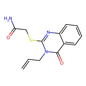 2-[(3-Allyl-4-oxo-3,4-dihydroquinazolin-2-yl)thio]acetamide structure