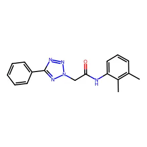 N-(2,3-dimethylphenyl)-2-(5-phenyl-2H-tetrazol-2-yl)acetamide structure