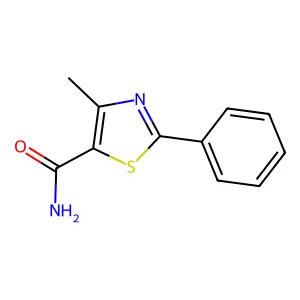 4-Methyl-2-Phenyl-1,3-Thiazole-5-Carboxamide structure