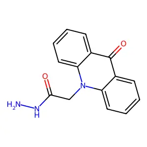 2-(9-oxoacridin-10(9H)-yl)acetohydrazide structure
