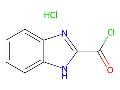 1H-benzimidazole-2-carbonyl chloride hydrochloride structure