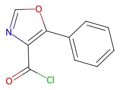 5-Phenyl-1,3-oxazole-4-carbonyl chloride structure
