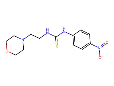 1-(2-Morpholin-4-ylethyl)-3-(4-nitrophenyl)thiourea structure