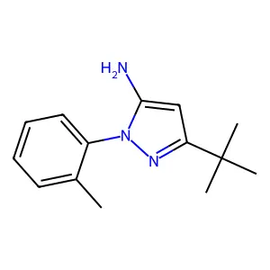 3-tert-Butyl-1-(2-methylphenyl)-1H-pyrazol-5-amine structure