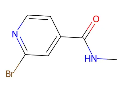 2-Bromo-N-methylisonicotinamide structure